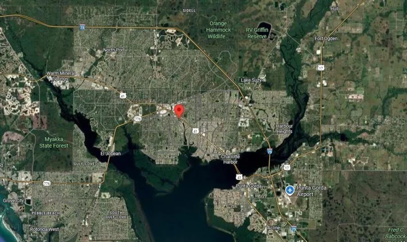Location site Charlotte Harbor Peace River