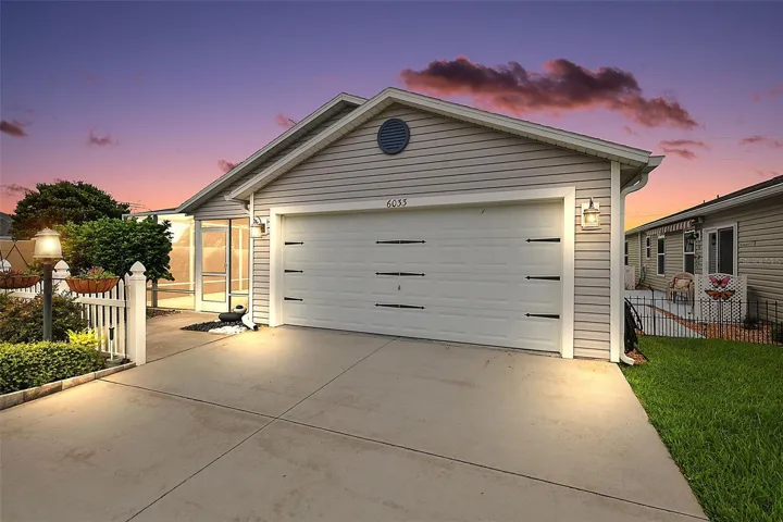 Twilight Front Elevation