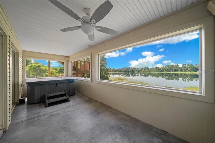 downstairs screened porch