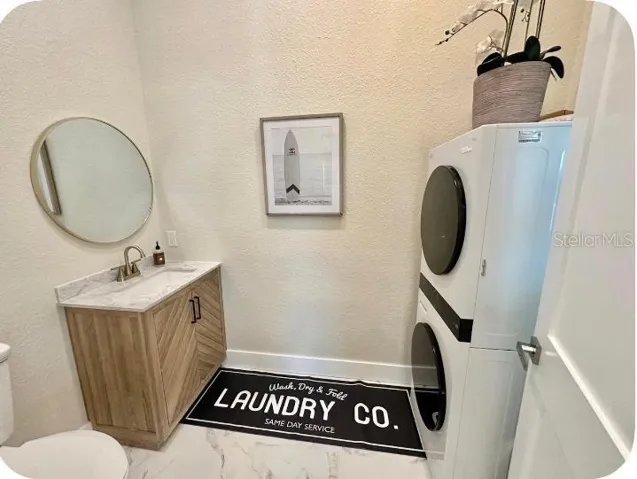 Half Bathroom with Laundry