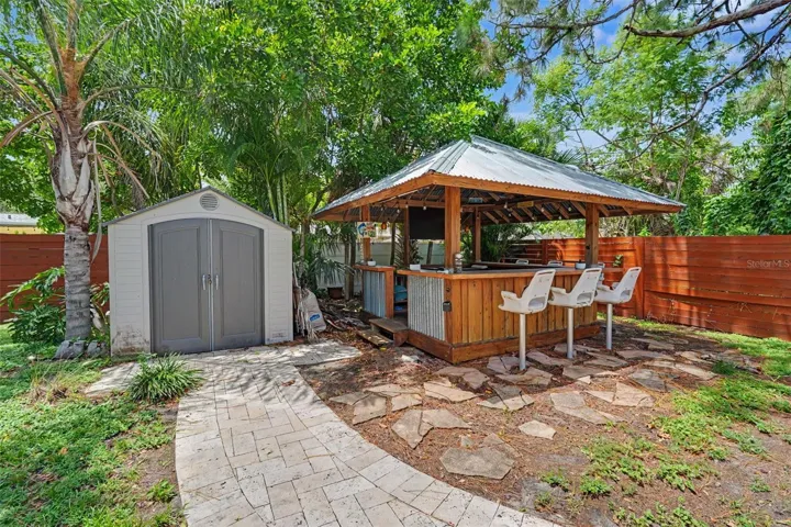 Tiki Hut and Shed