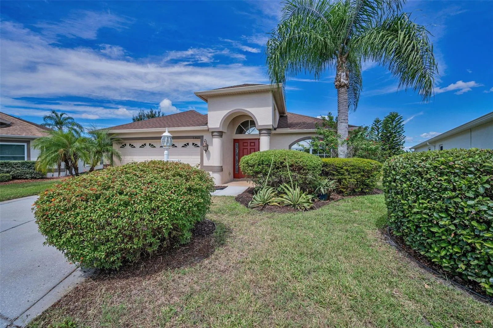 GREAT FRONT YARD WITH MATURE PLANTINGS