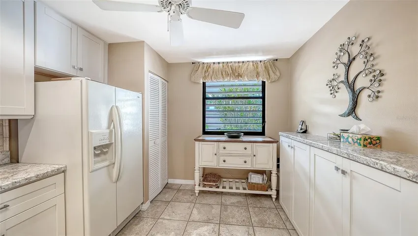 Kitchen from back of breakfast bar