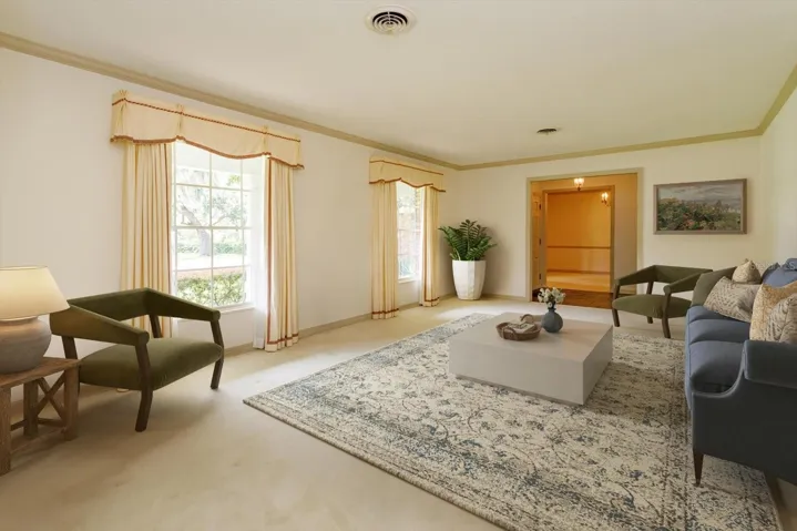 Living Room virtual staged