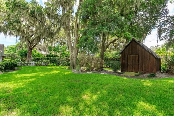 Rear yard showing Garden Shed