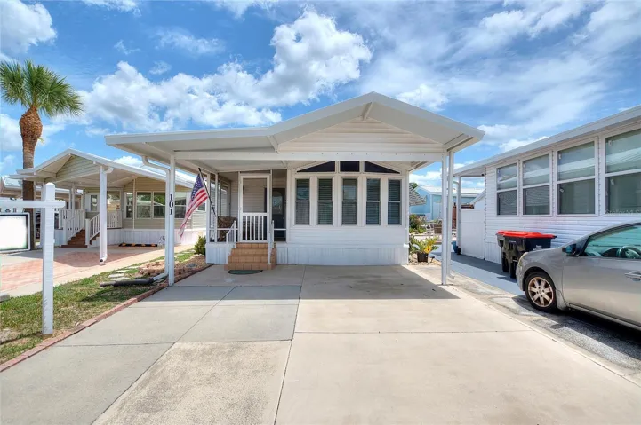 Plenty of parking for your vehicle + a golf cart