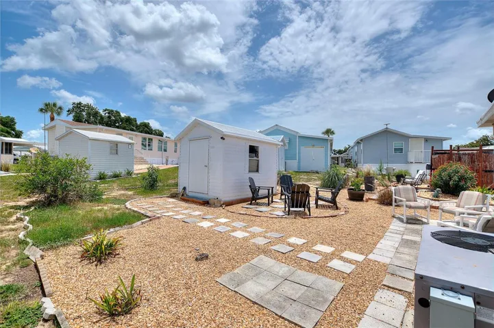 Low maintenance backyard!