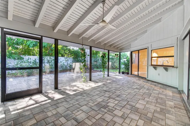 PAVERED BACK PATIO