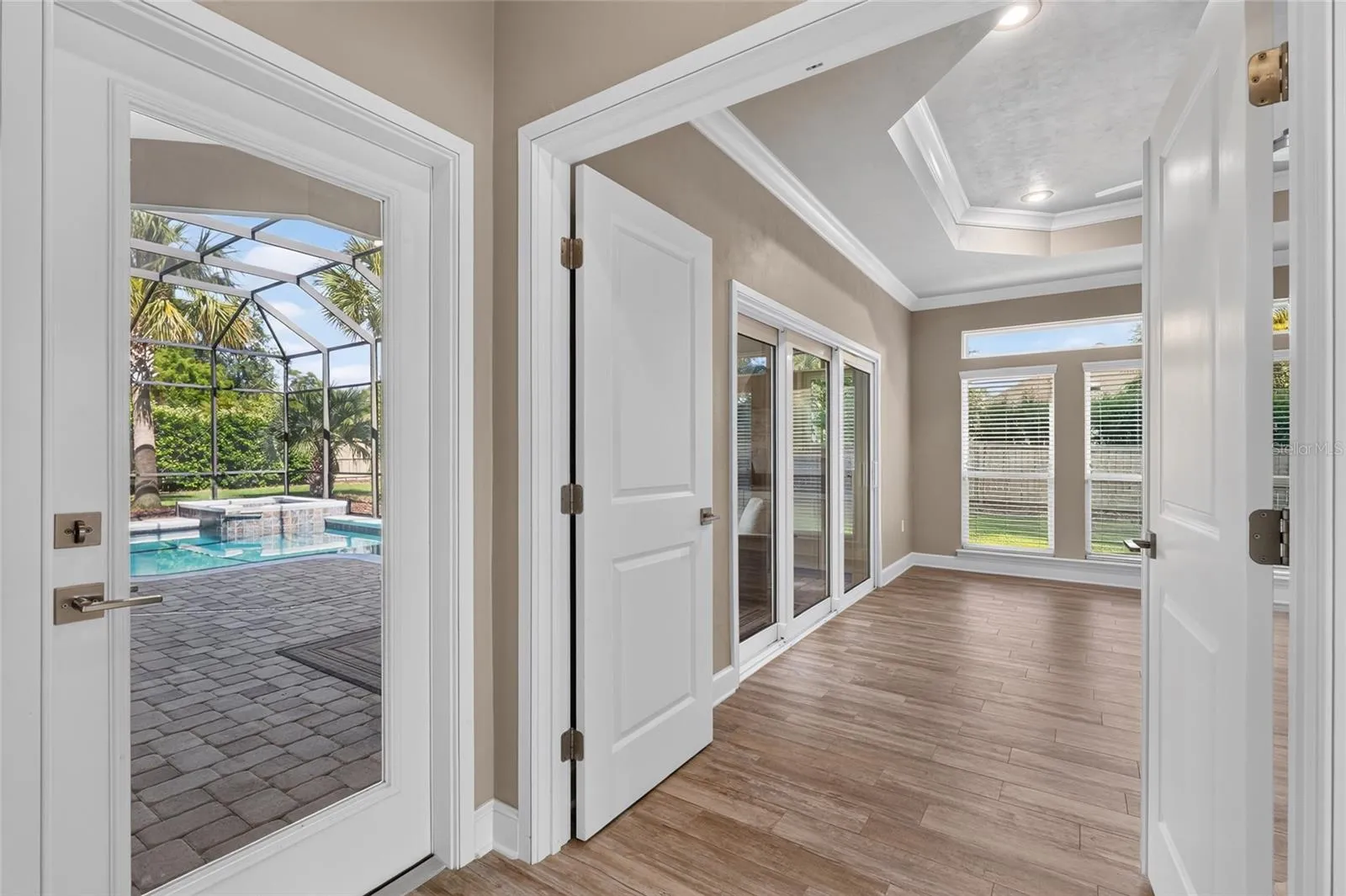 French door across 3rd guest room & bonus room