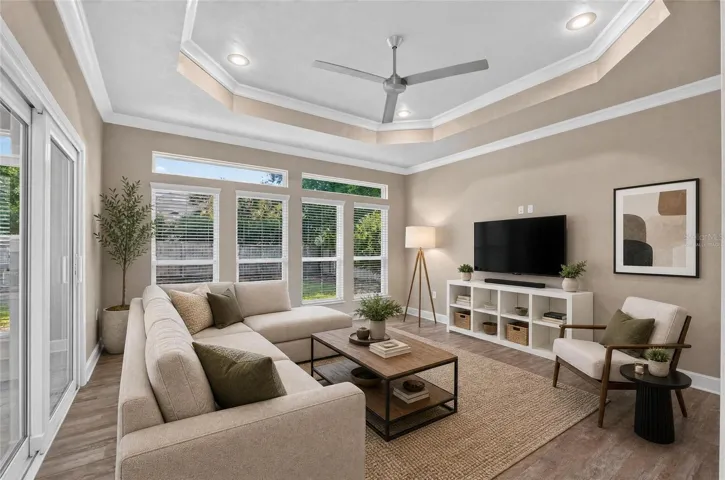 Bonus room or 5th guest bedroom virtually staged
