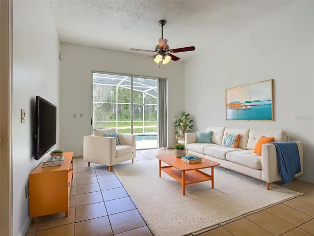 Family room - staged