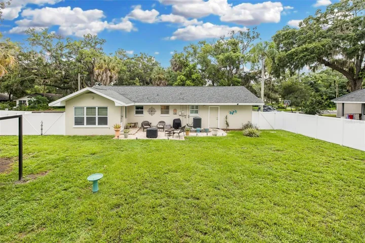 BIG BACKYARD. PLENTY OF ROOM FOR A POOL