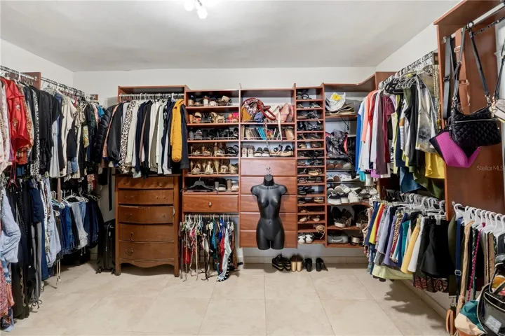 Master Walk-in Closet