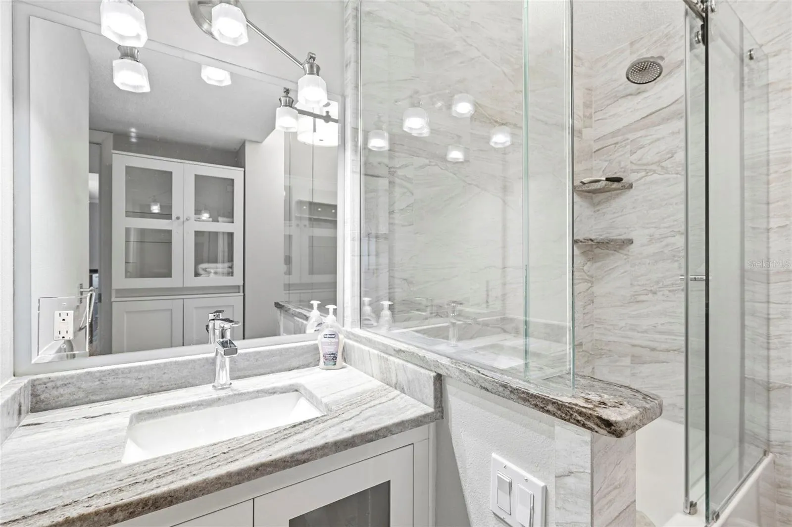 Primary suite bathroom.