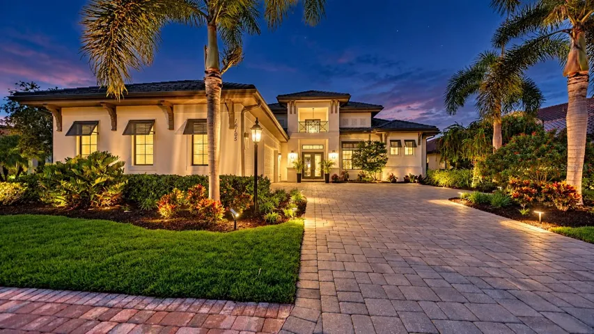 *Landscape lighting is from staked unwired solar landscape lights.
