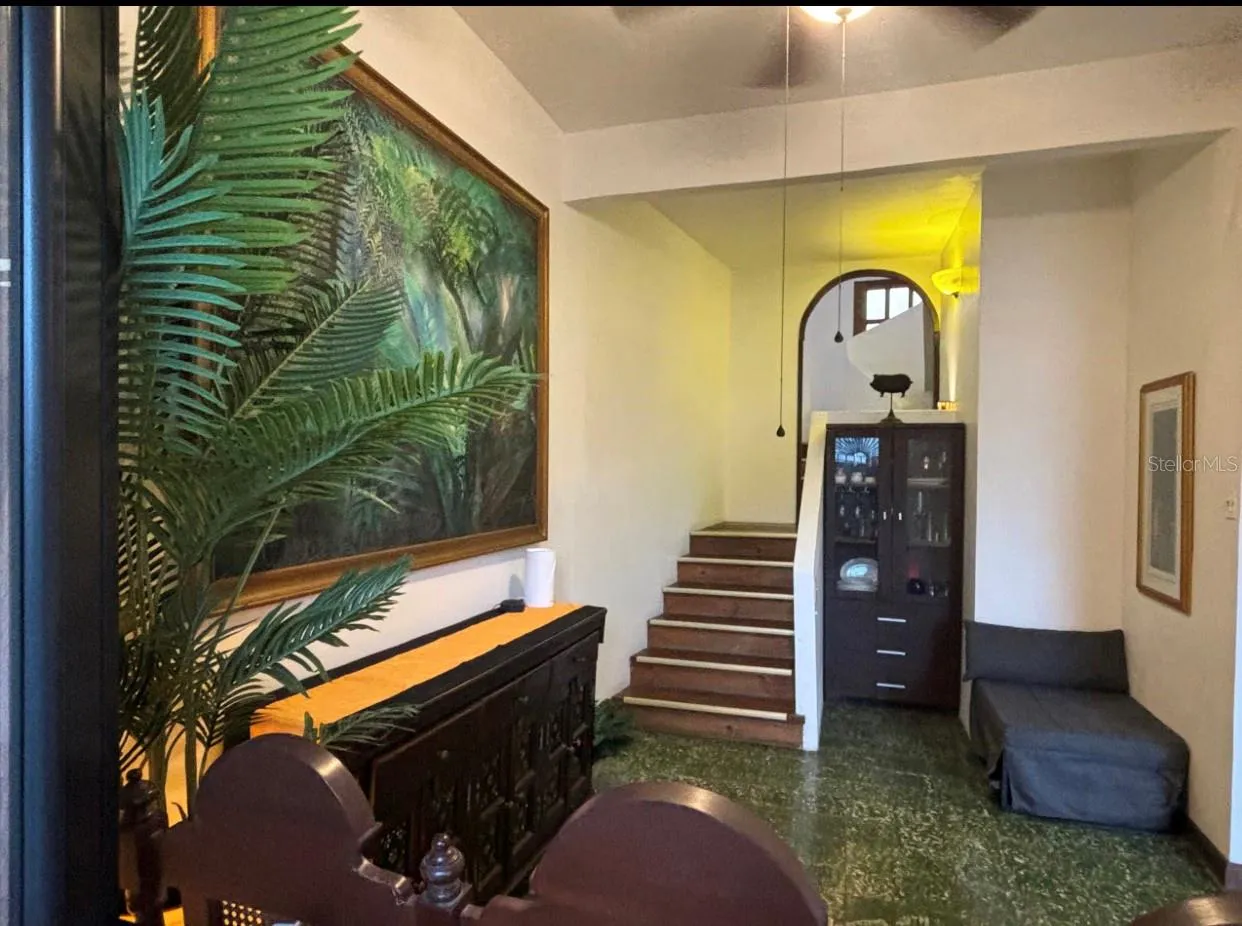2nd floor looking to stairway and tower to penthouse.
