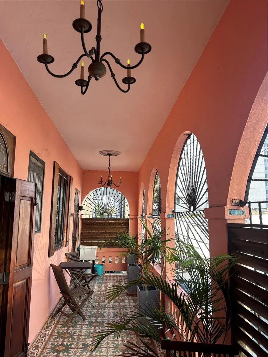 ront balcony with original creole tiles.
