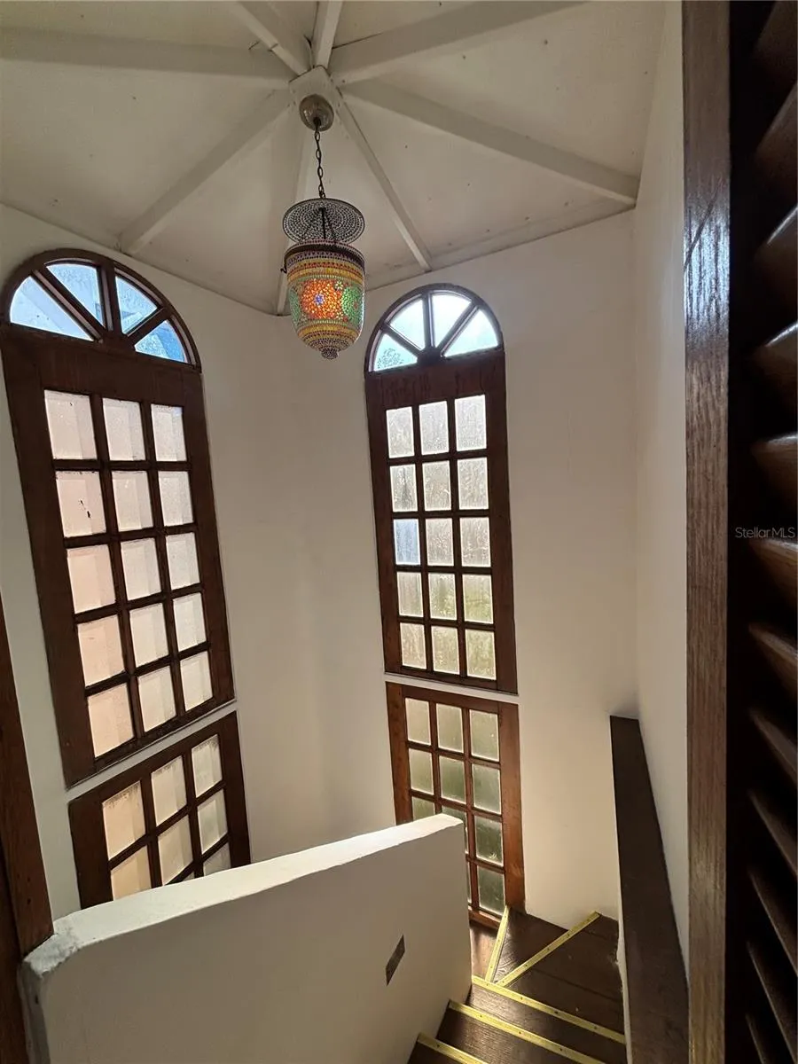 Tower staircase to penthouse (3rd floor).
