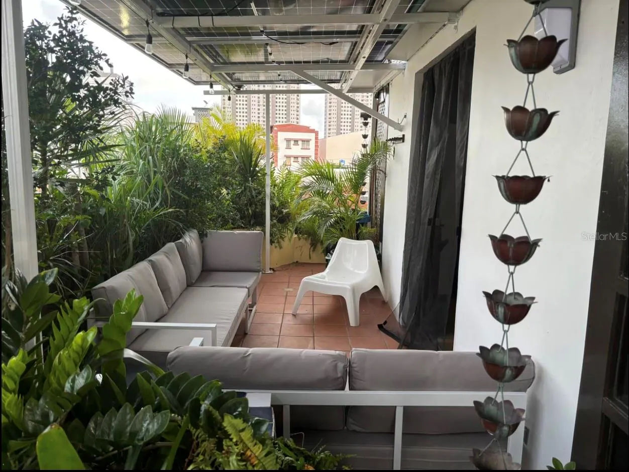 Penthouse terrace.