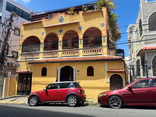 There is public street parking plus your own garage door (at left).