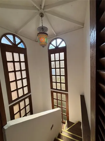 Tower staircase to penthouse (3rd floor).