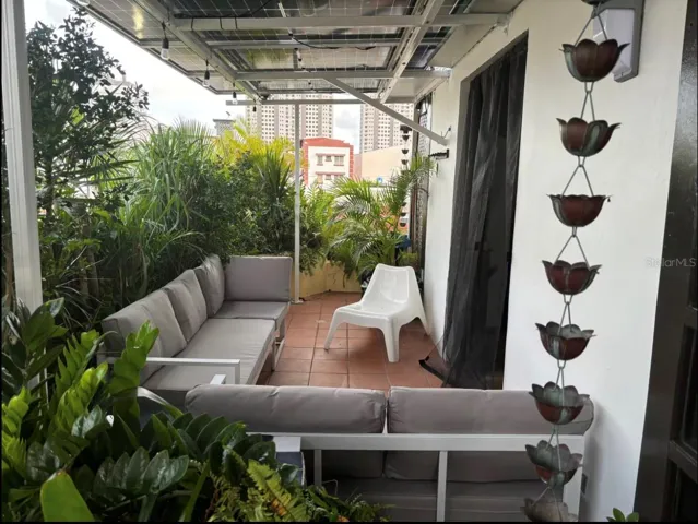 Penthouse terrace.
