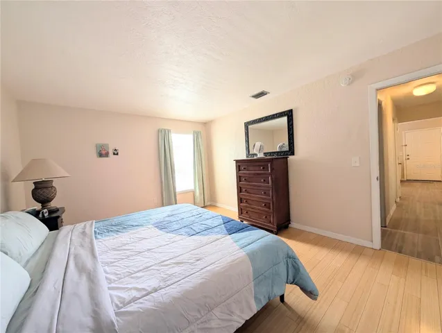 Spacious master bedroom.