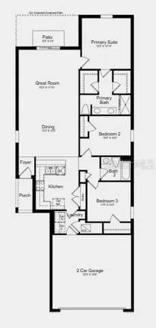 Additional Highlights Include: Top load laundry pkg, refrigerator, extended LVP flooring, and whole house blinds