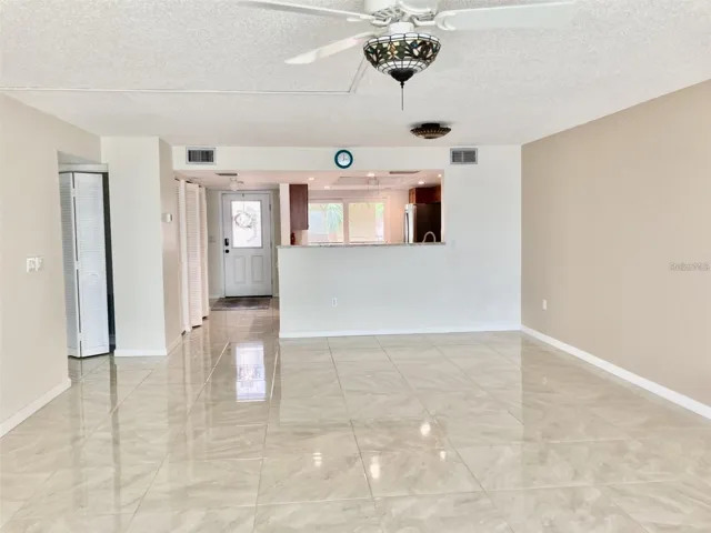 Living room to dining room