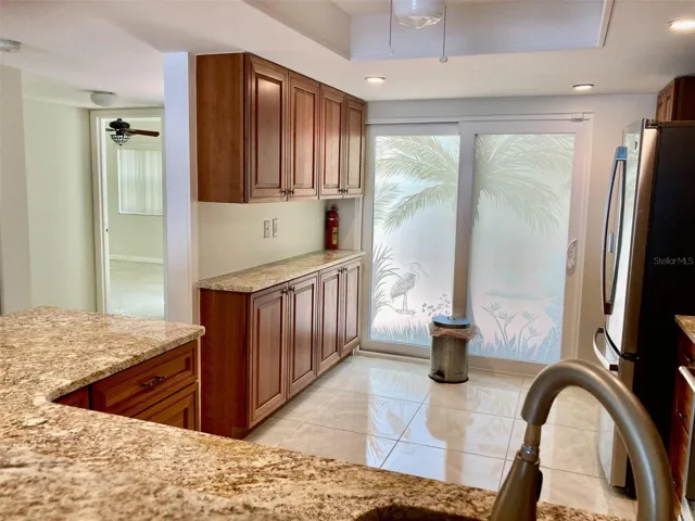 Sliding doors to front patio
