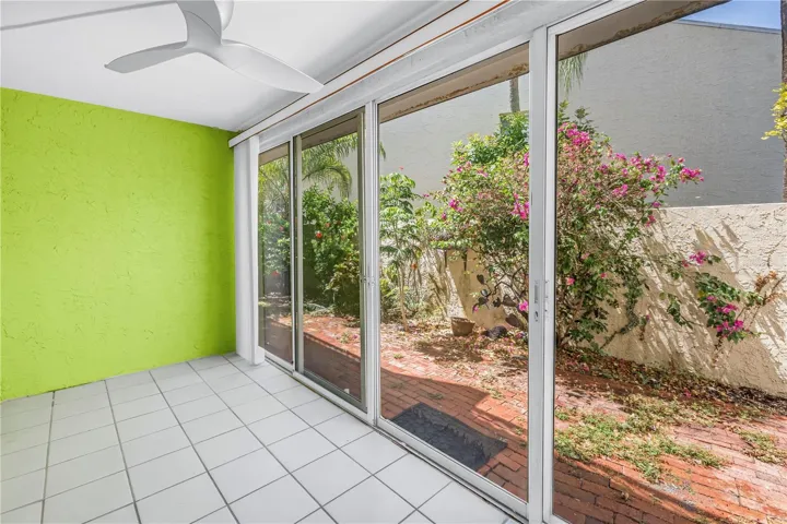 enclosed lanai off 2nd bedroom