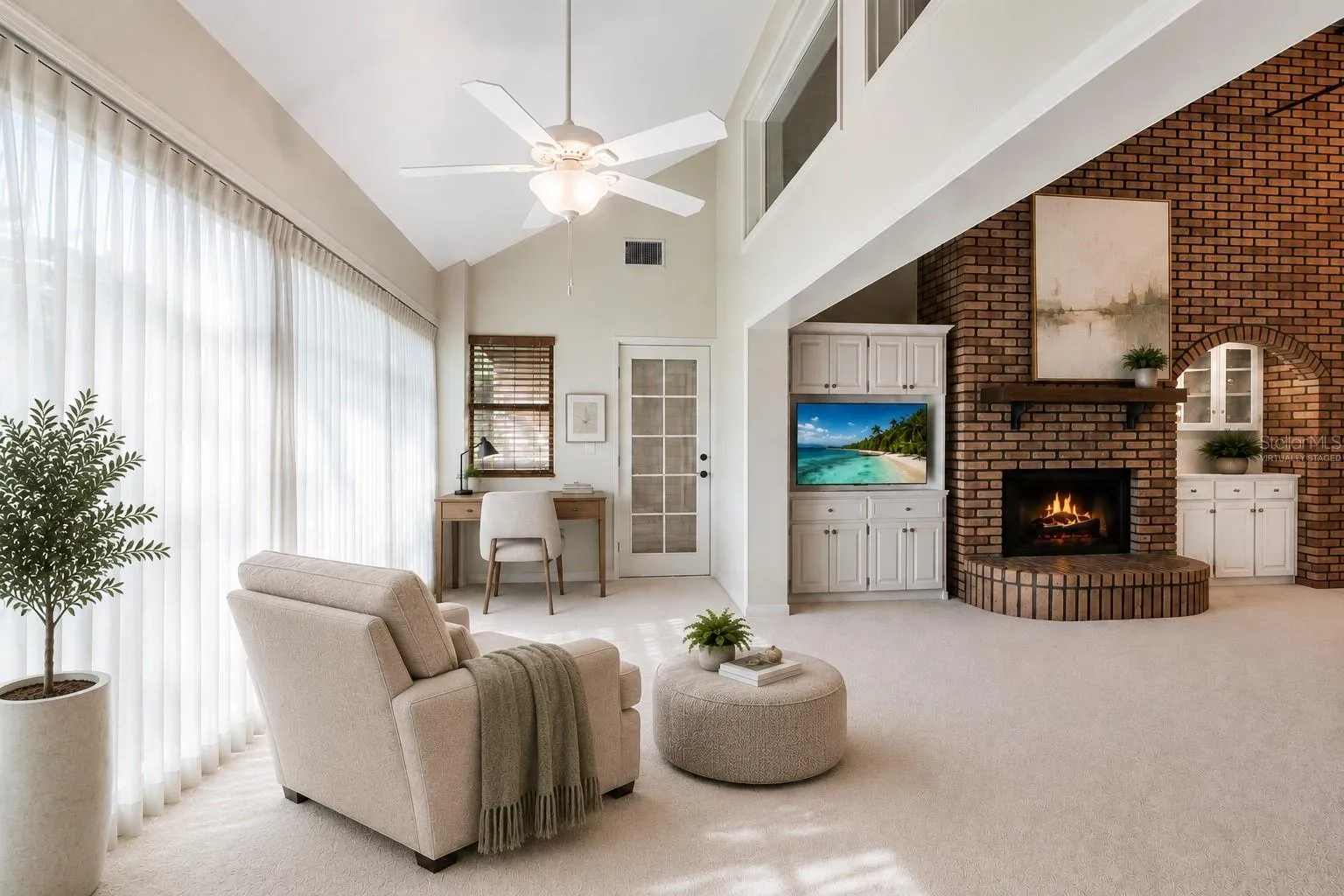Virtually Staged Bonus Room