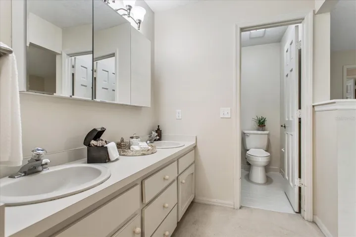 Great vanity area!