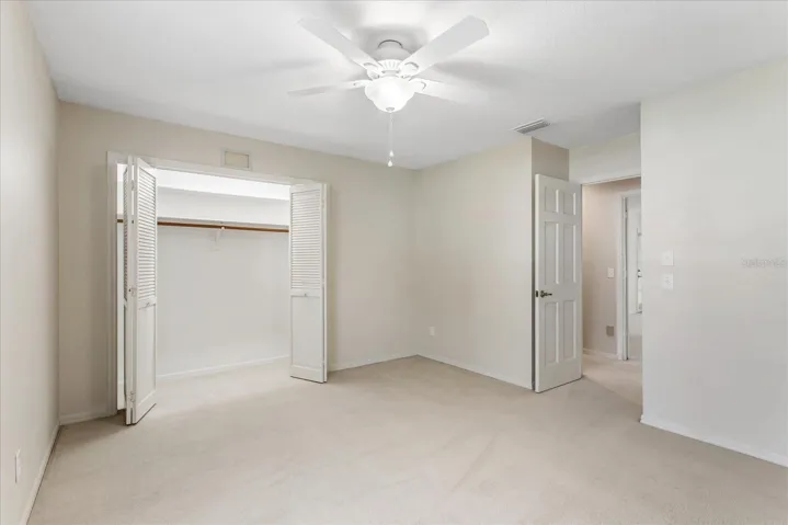 More great closet space plus a closet in the hallway