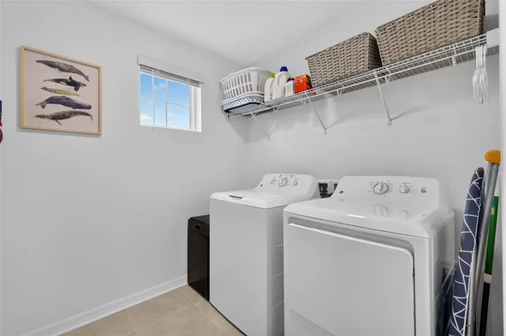 Upstairs laundry