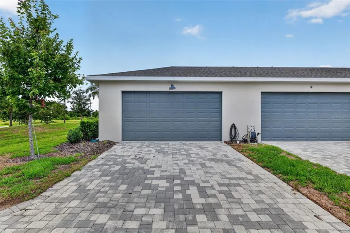 2 car attached garage