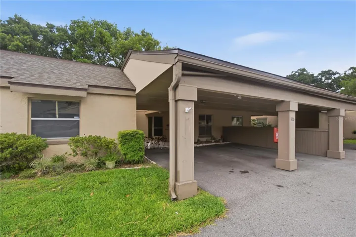 Exterior Front -2 Car  Carport
