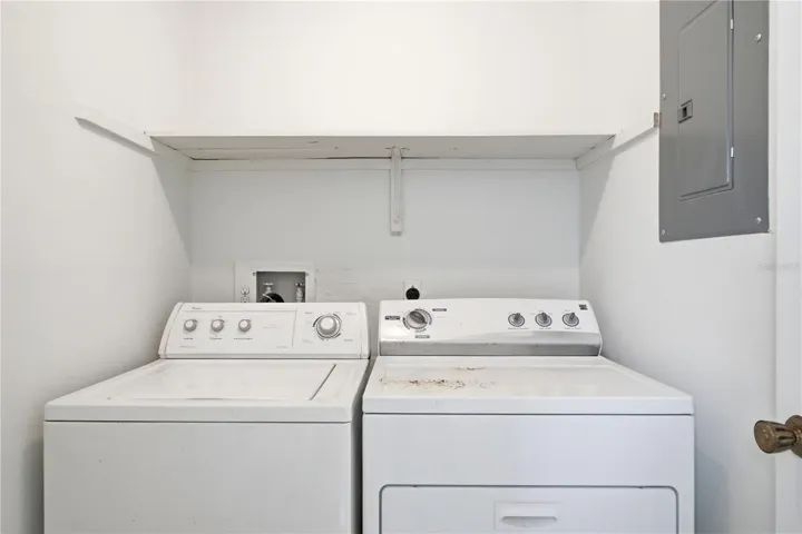Inside utility room