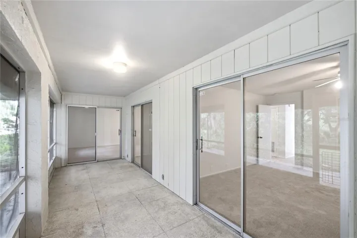 Screened in porch