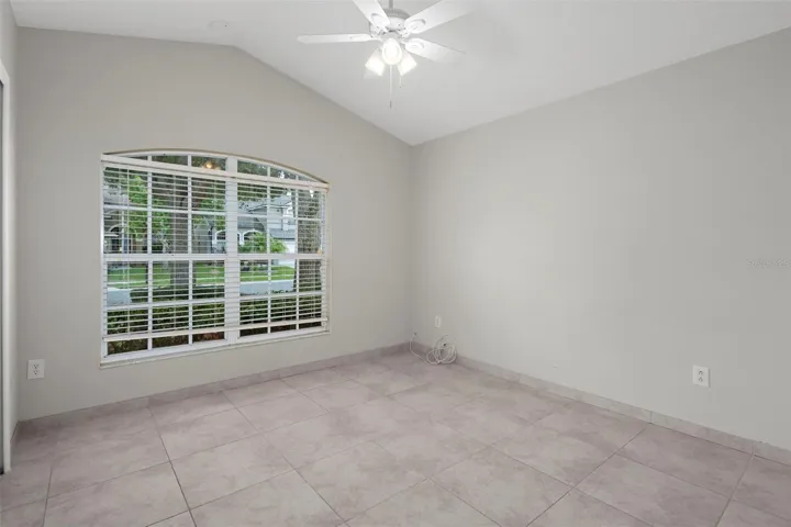 Front bedroom without virtual staging