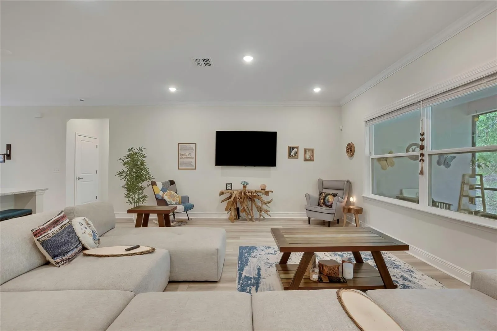TV angle view