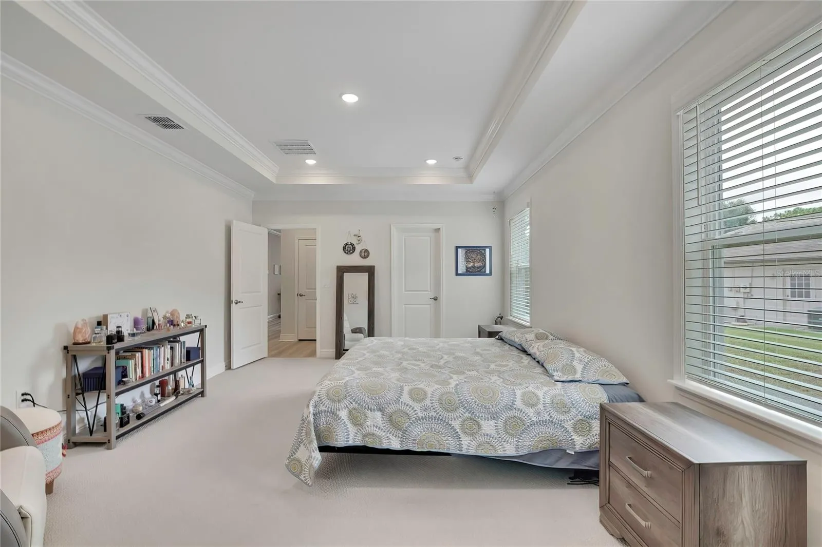 side view of master suite