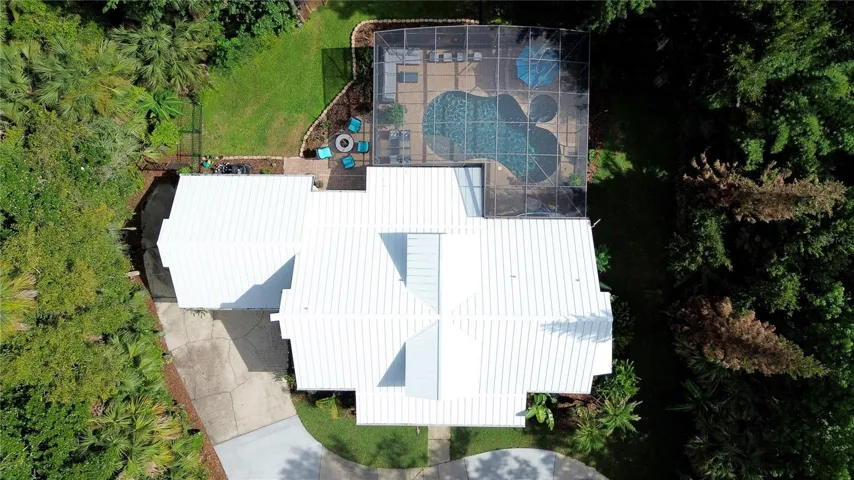 Metal roof ensures peace of mind.