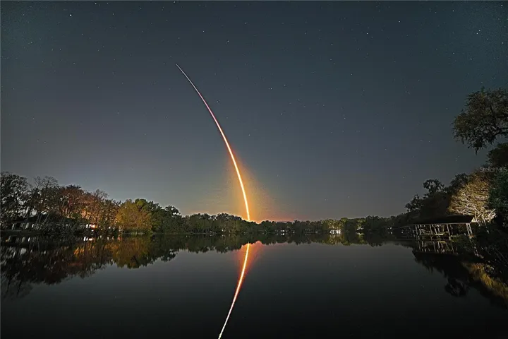 Watch rocket launches from the clubhouse dock.