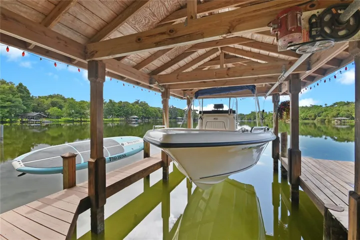 Boat lift.