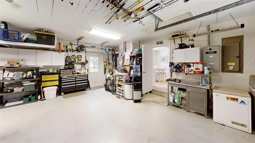 Spacious oversized 2-car garage.