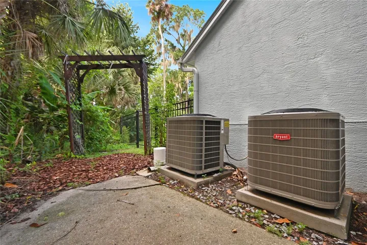 Two HVAC systems (upstairs/downstairs).