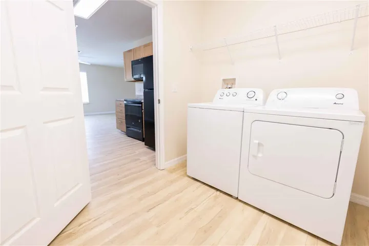 Laundry room off of kitchen