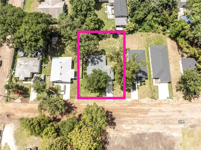 Aerial view of home
