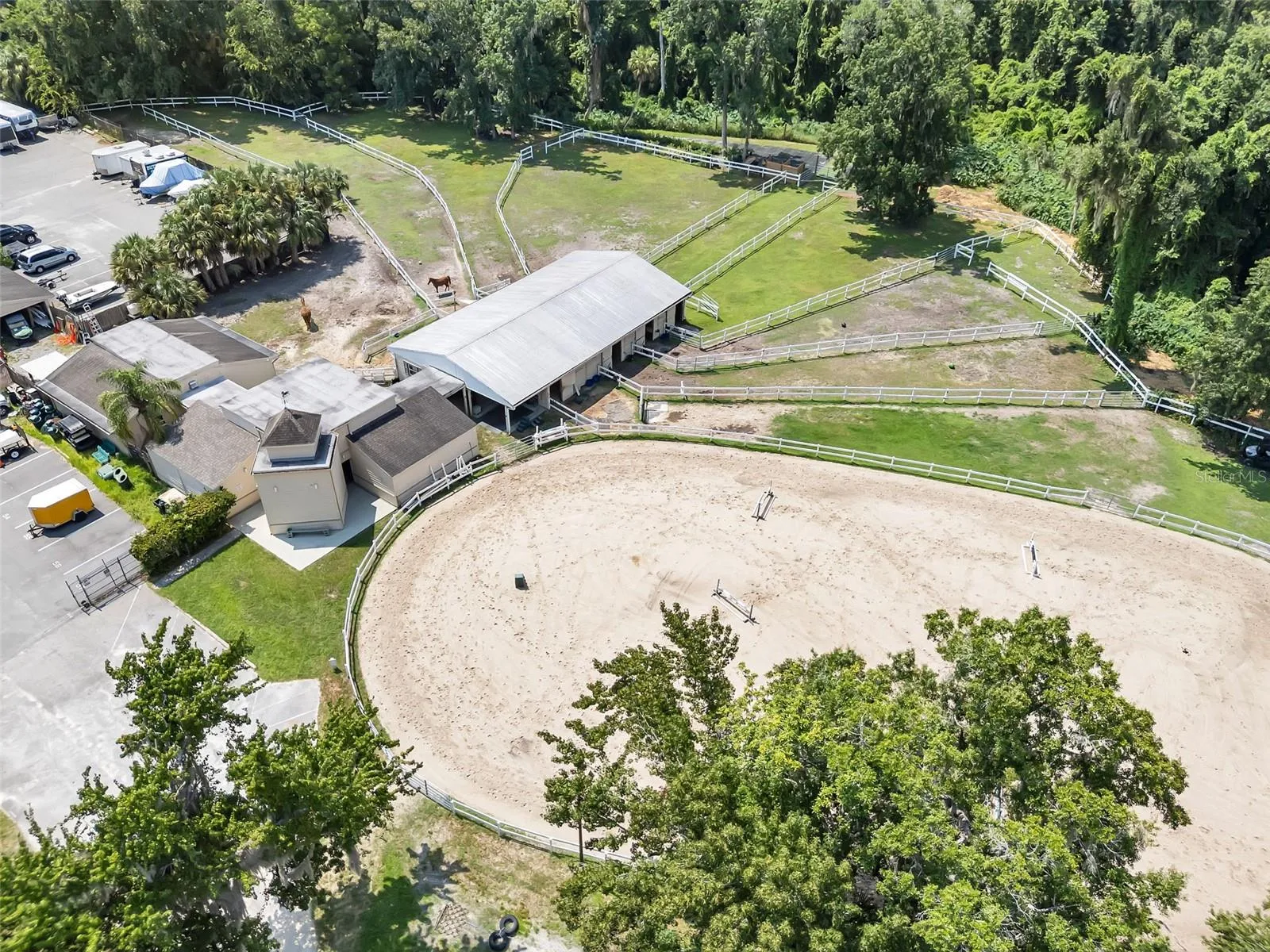 The Springs Stables and riding ring